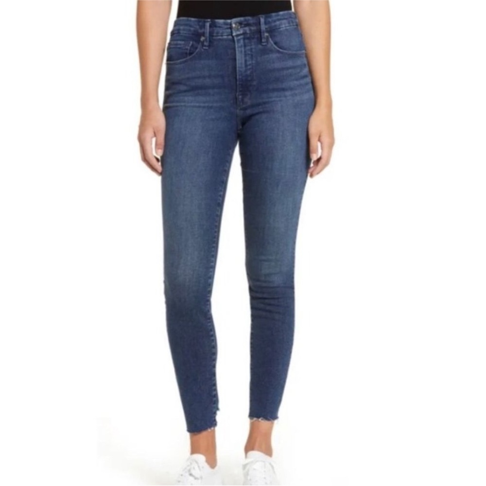 GOOD AMERICAN good legs skinny jean distressed